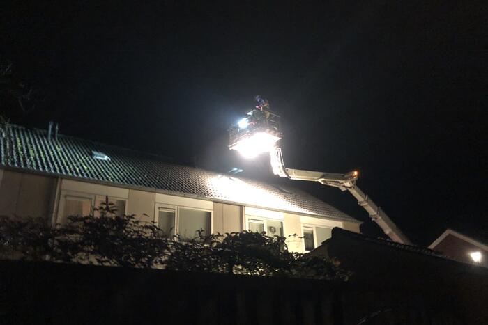 Brand in keuken van woning