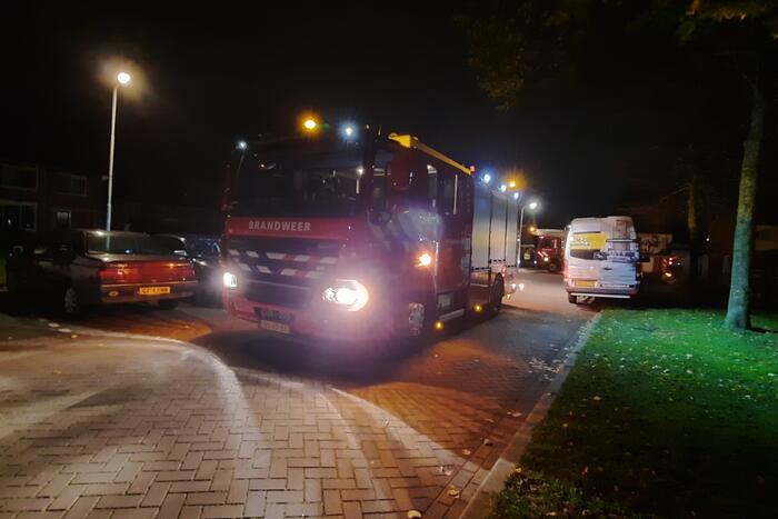 Brand in keuken van woning