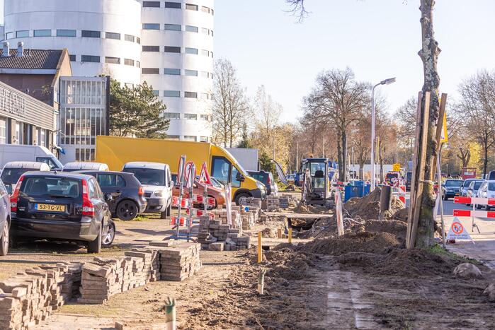 Gasleiding geraakt bij graafwerkzaamheden in de Isselt