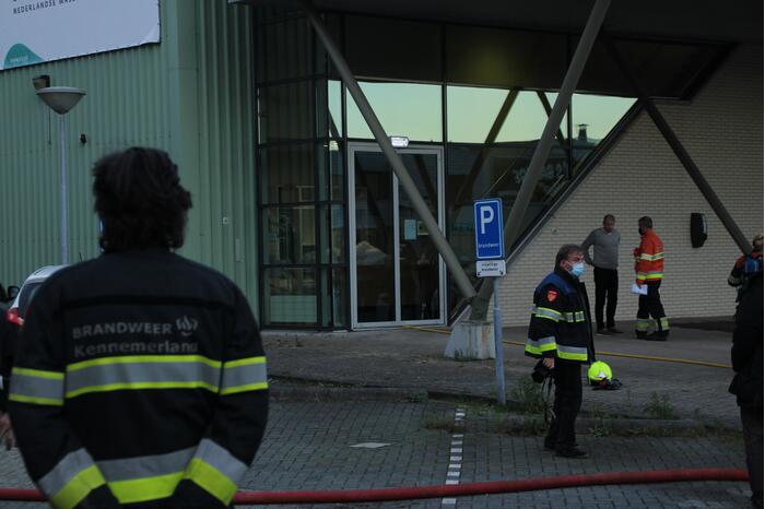 Brand bij Newasco Van Houten