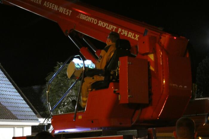 Brand ontstaan in schoorsteen van woning