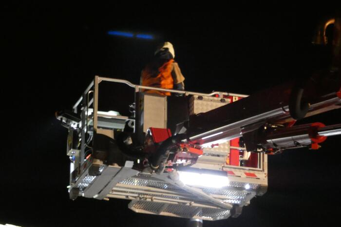 Brand ontstaan in schoorsteen van woning