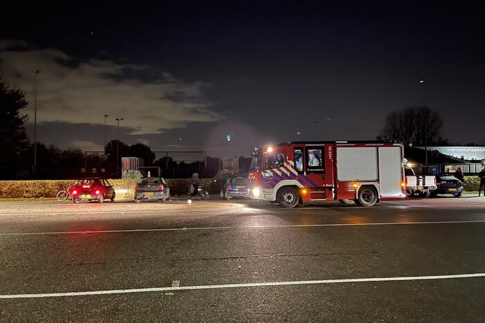 Mogelijk brand bij jeugdhonk