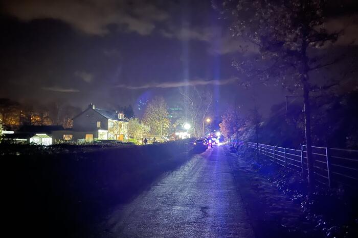 Brand in schoorsteen van woning