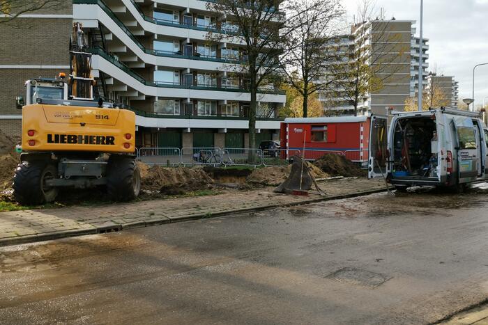 De Steinen zonder water door leidingbreuk