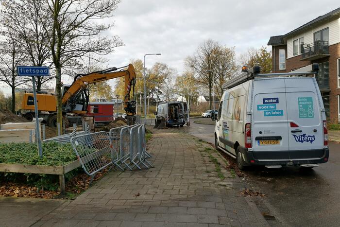 De Steinen zonder water door leidingbreuk