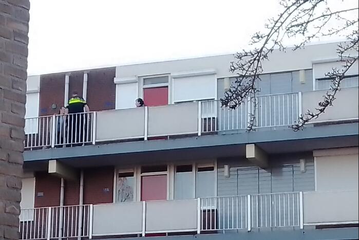 Gebied afgezet na incident