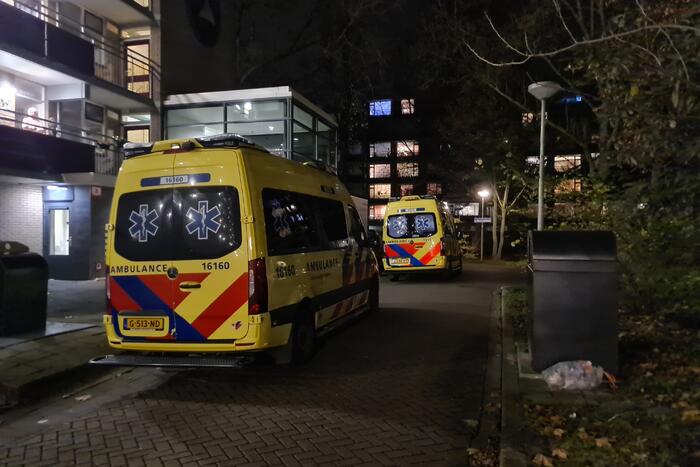 Traumahelikopter landt voor incident in woning