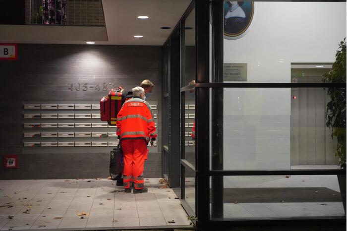 Traumahelikopter landt voor incident in woning