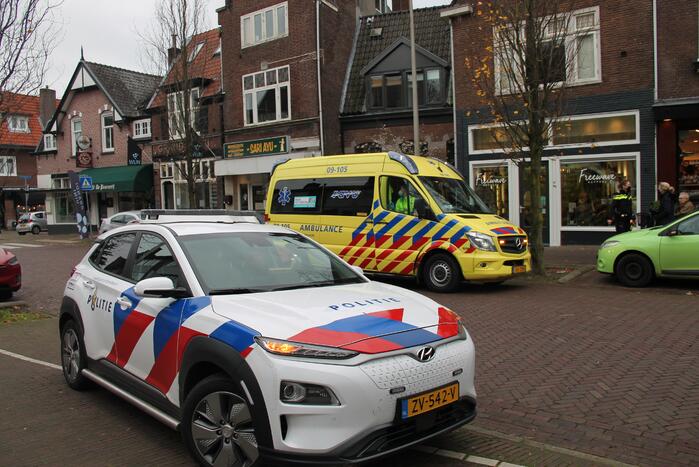 Ongeval tussen personenauto en scootmobiel