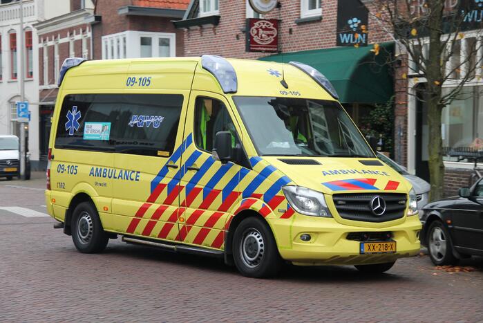 Ongeval tussen personenauto en scootmobiel