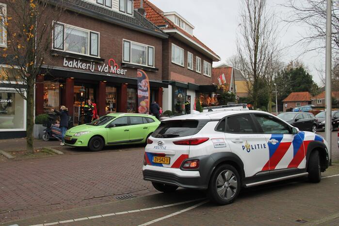 Ongeval tussen personenauto en scootmobiel