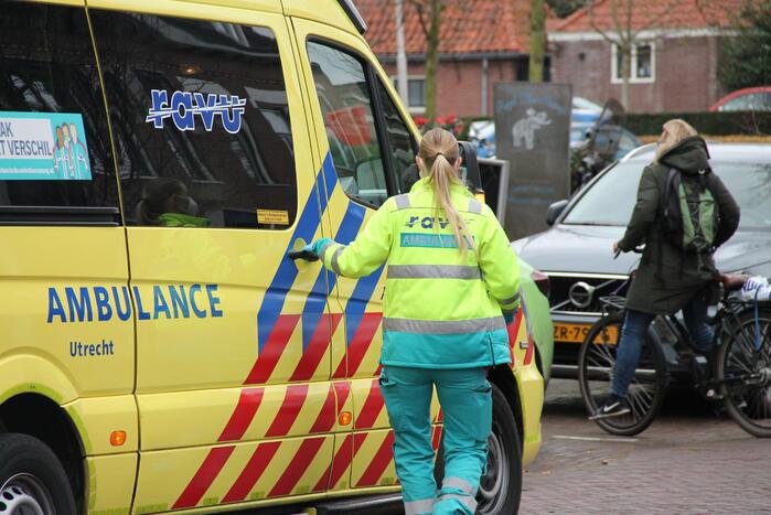 Ongeval tussen personenauto en scootmobiel
