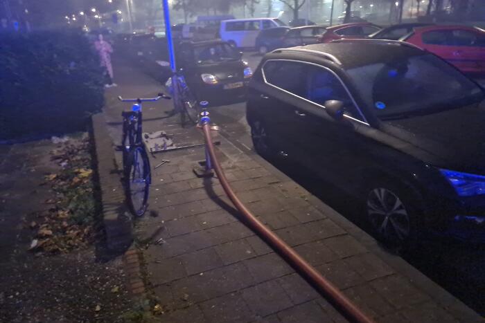 Auto volledig uitgebrand