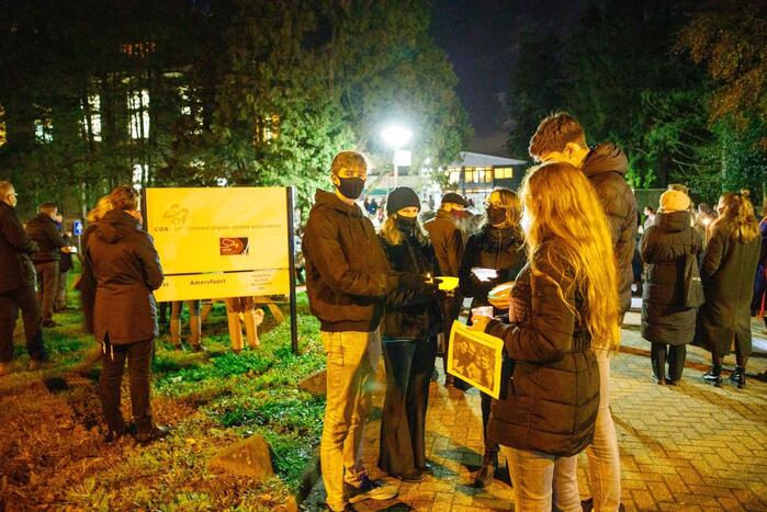 Protest tegen overplaatsing Irakees gezin uit azc