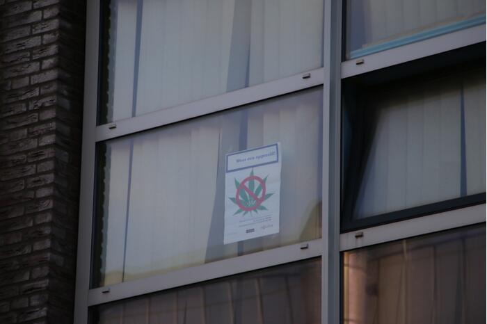 Politie valt pand binnen vanwege drugs lab