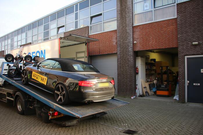 Politie valt pand binnen vanwege drugs lab