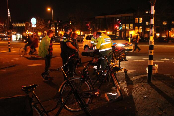 Fietser gewond na aanrijding