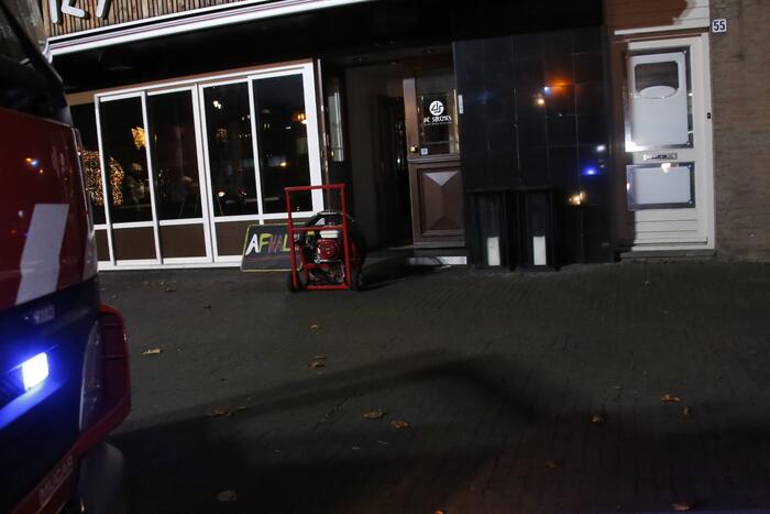 Vergeten oven zorgt voor rookontwikkeling