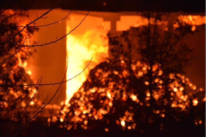 Grote brand verwoest boerenschuur