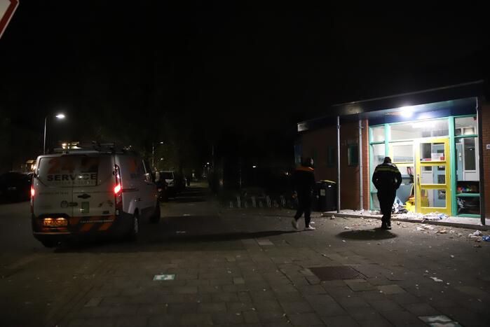 Veel schade bij kinderdagverblijf door vuurwerkbom