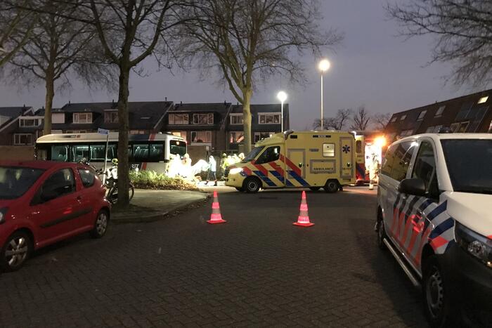 Fiester aangereden door lijnbus