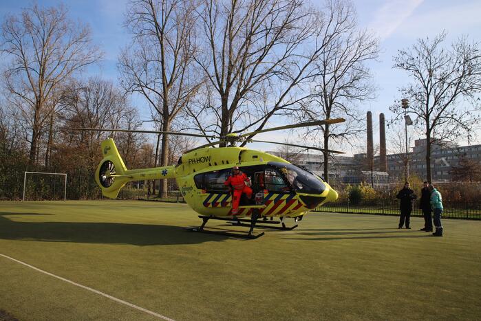 Inzet traumahelikopter trekt veel bekijks