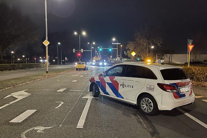 Motorrijder gewond na aanrijding met auto
