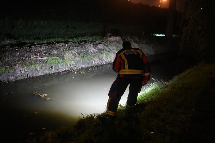 Onderzoek naar gevonden spullen in sloot