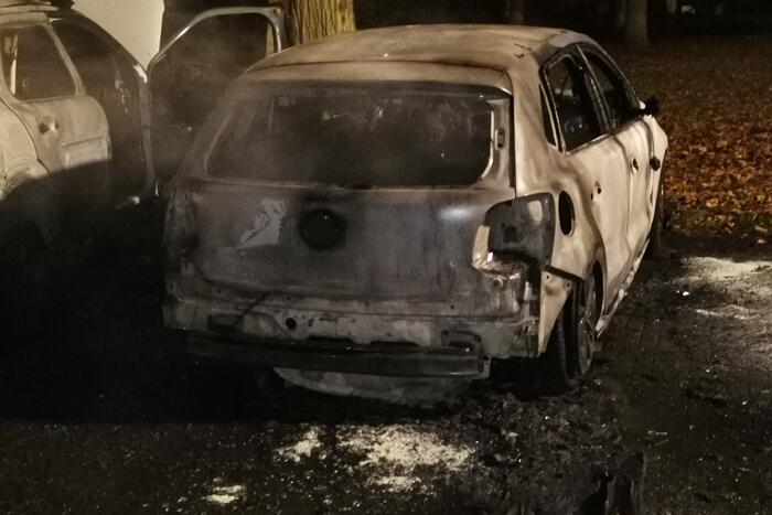 Twee auto's volledig uitgebrand in Veldhuizen
