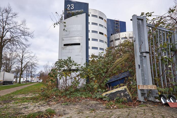 Verloederd Fläktgebouw van binnen gestript