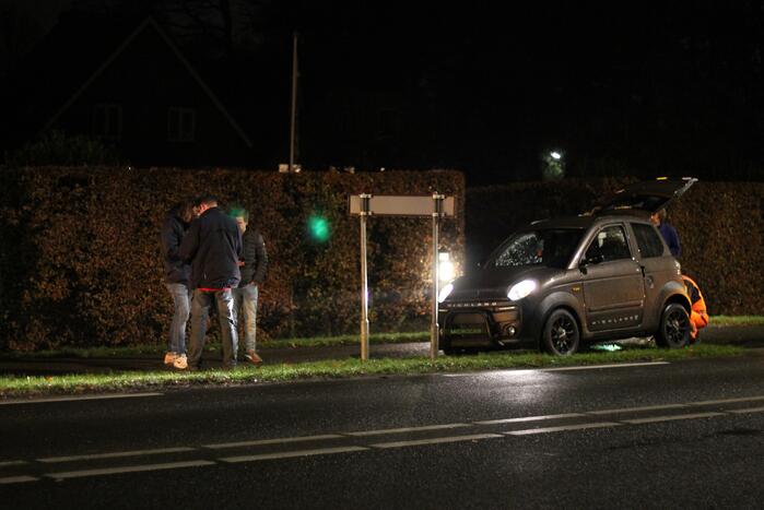 Botsing tussen vier auto's
