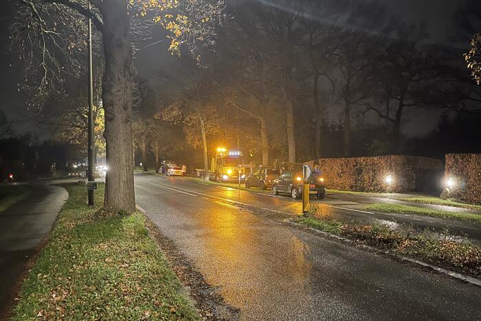 Botsing tussen vier auto's