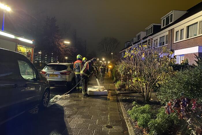 Matras vat vlam in woning