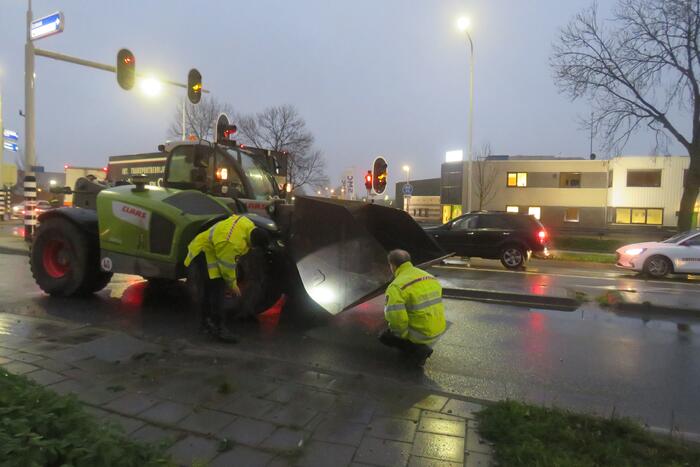 Ernstig ongeval tussen scooter en landbouwvoertuig