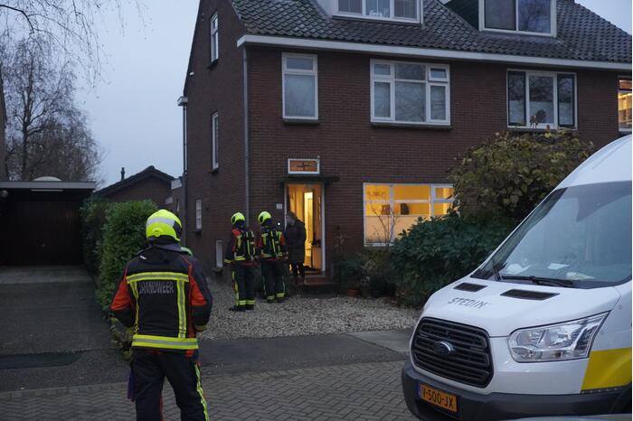 Gaslekkage bij woning