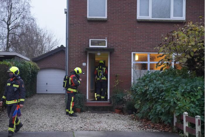 Gaslekkage bij woning