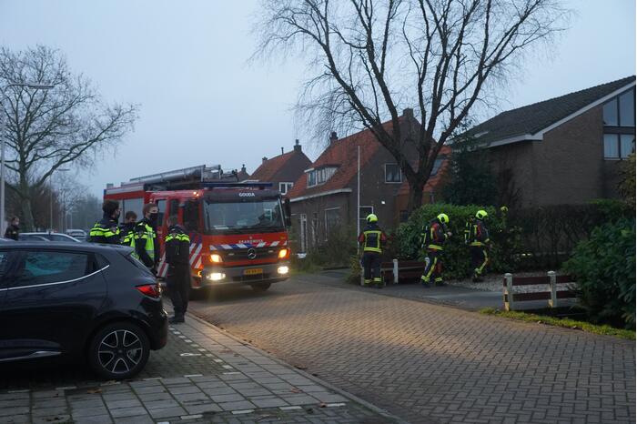 Gaslekkage bij woning