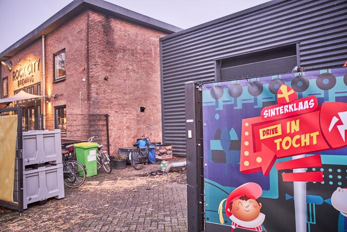 Brand in pakjeshuis van Sinterklaas