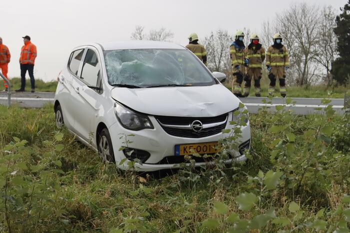 Traumahelikopter landt voor zwaargewond persoon