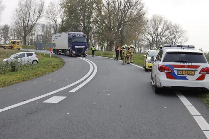 Traumahelikopter landt voor zwaargewond persoon