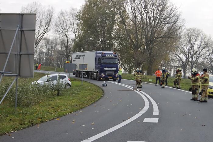 Traumahelikopter landt voor zwaargewond persoon