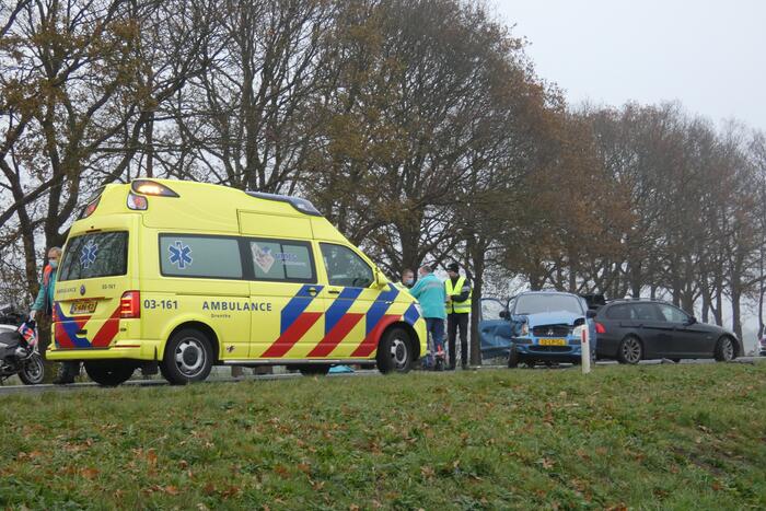 Meerdere voertuigen betrokken bij verkeersongeval
