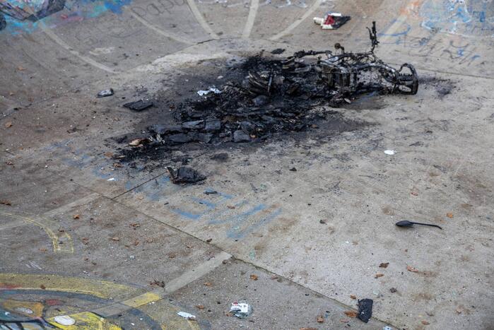 Opnieuw Go Sharing scooter vernield