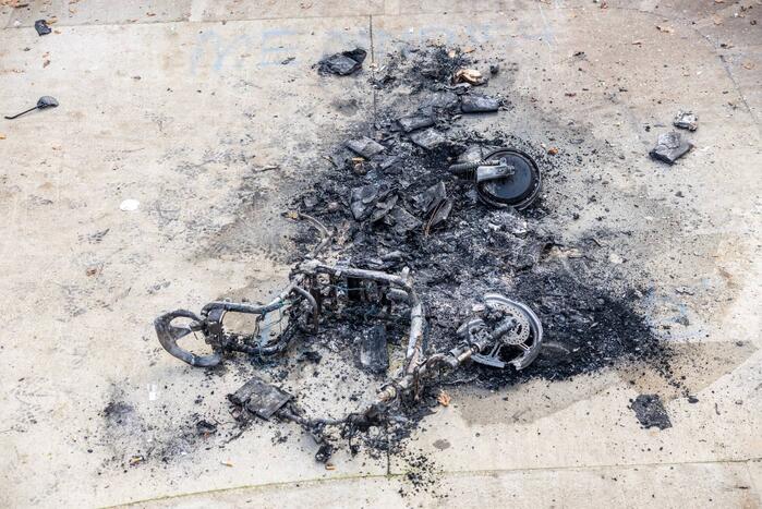 Opnieuw Go Sharing scooter vernield