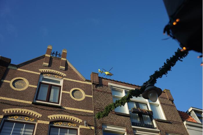 Traumahelikopter landt voor incident met kindje