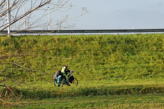 Fietser van knooppunt Maanderbroek gehaald