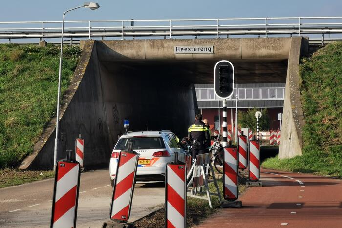 Fietser van knooppunt Maanderbroek gehaald