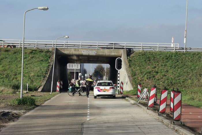 Fietser van knooppunt Maanderbroek gehaald
