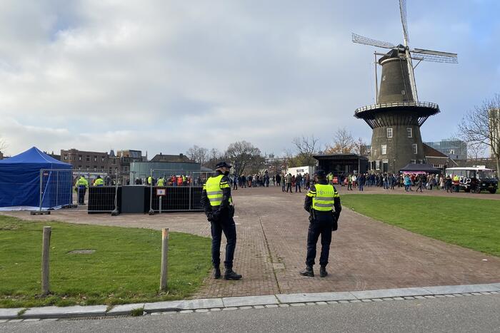 Demonstratie tegen corona vaccinaties